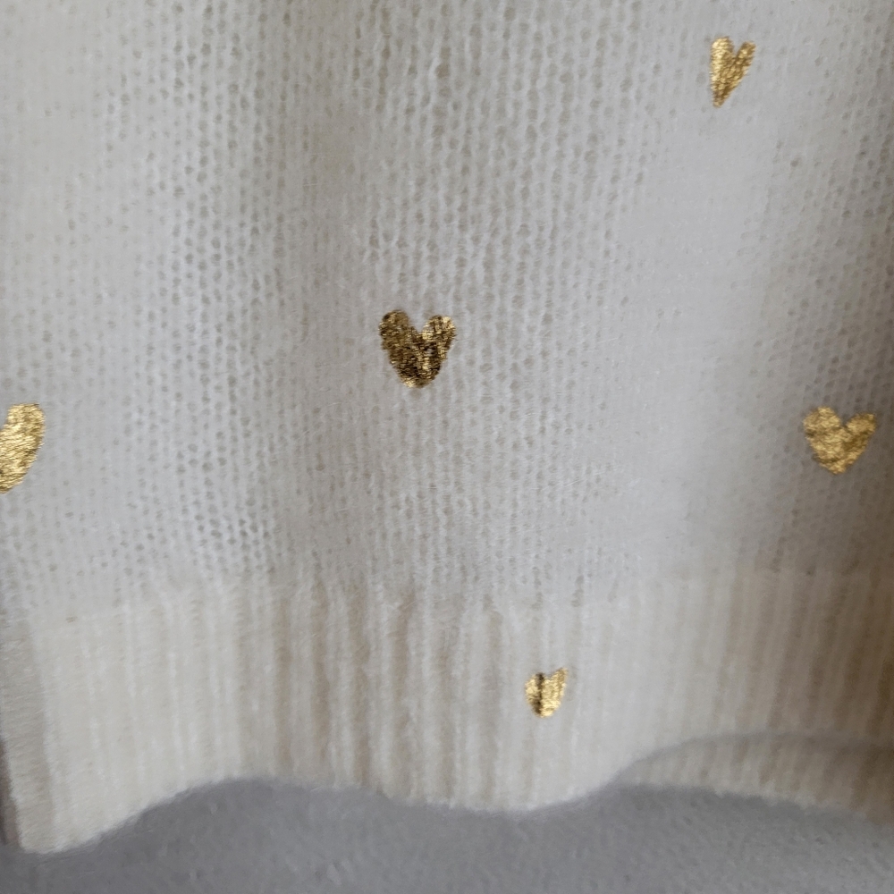 Sezane Cinta Jumper in Hearts size M - Picture 5 of 9